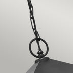 Norlys Turin Outdoor Chain Lantern in Black