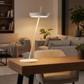Novena Anello Desk Cordless Rechargeable Desk Lamp by Serge Cornelissen, White