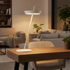 Novena Anello Desk Cordless Rechargeable Desk Lamp by Serge Cornelissen, White