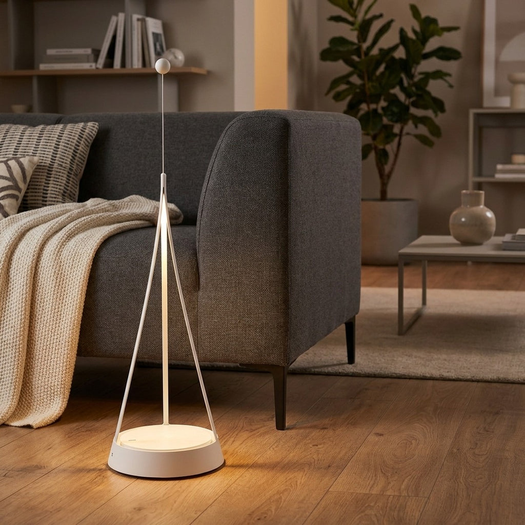 Novena Anello Fly Cordless Rechargeable Pendant by Serge Cornelissen, White