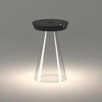 Novena Anello Glass Cordless Rechargeable Table Lamp by Serge Cornelissen