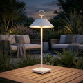 Novena Conca Mini IP65 Cordless Rechargeable Table Lamp, White