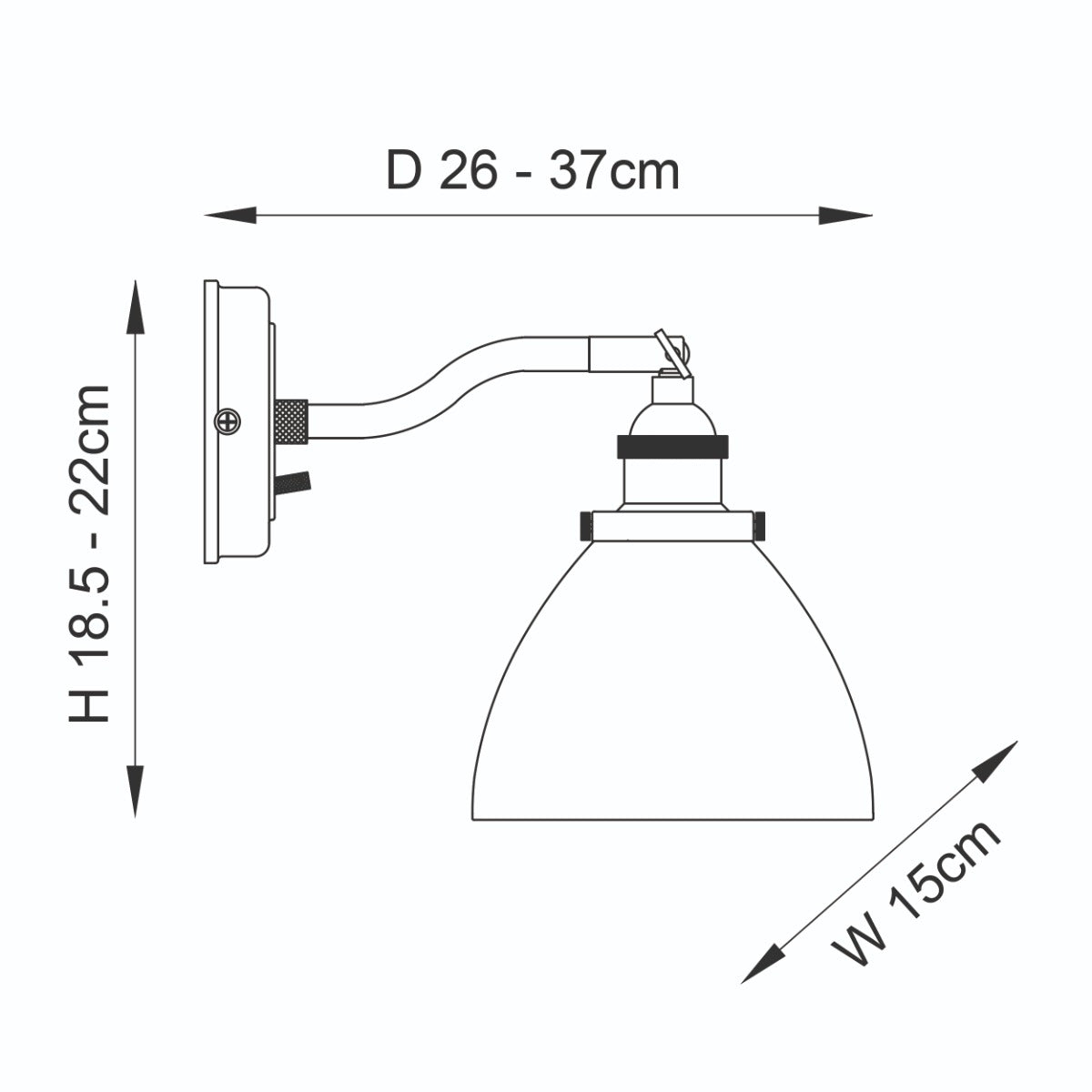Novena Fidalgo 1 Light Wall Light Bright Nickel Plate Clear Glass
