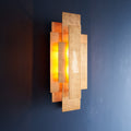 Novena Lordelo 2 Light Wall Light Antique Gold Leaf