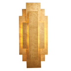 Novena Lordelo 2 Light Wall Light Antique Gold Leaf