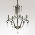 Novena Moretti Medium 5 Light Versaille Pendant Light in Gunmetal