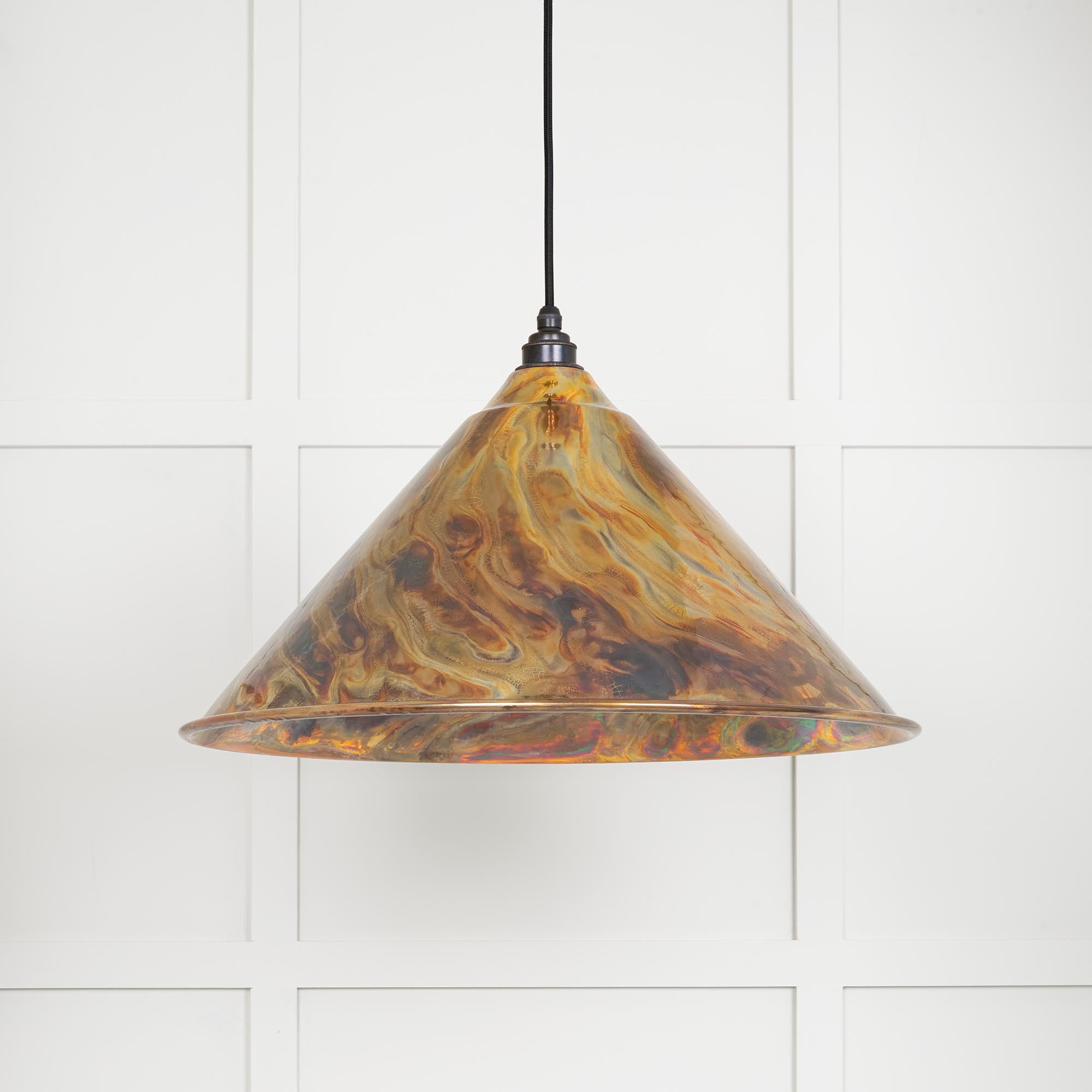 Novena Newbridge Burnished Copper Pendant Light