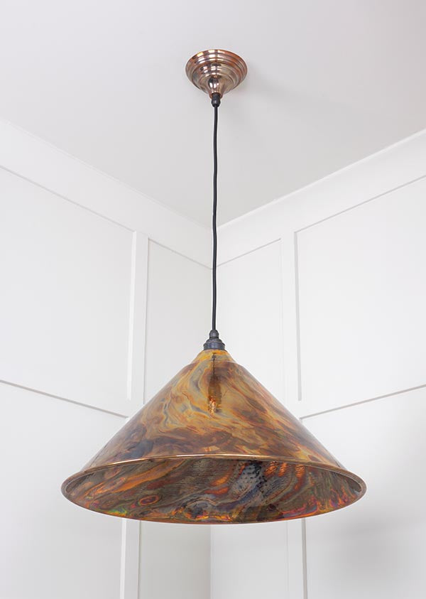 Novena Newbridge Burnished Copper Pendant Light