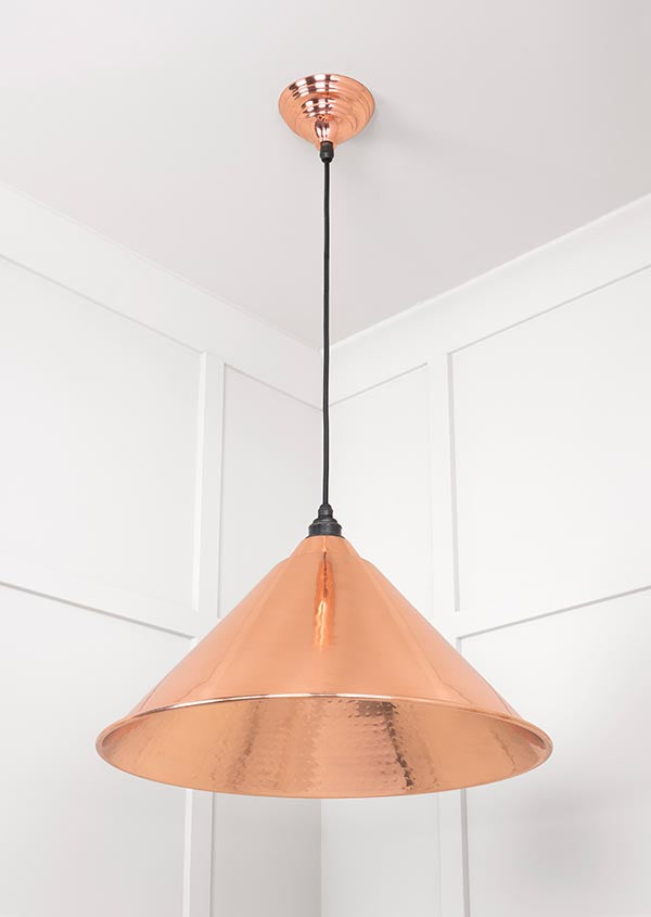 Novena Newbridge Hammered Copper Pendant