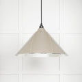 Novena Newbridge Hammered Nickel Pendant Light