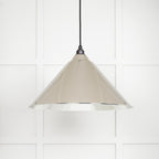Novena Newbridge Hammered Nickel Pendant