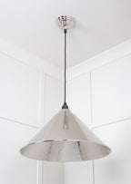 Novena Newbridge Hammered Nickel Pendant