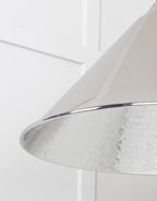 Novena Newbridge Hammered Nickel Pendant