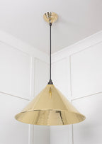 Novena Newbridge Smooth Brass Pendant