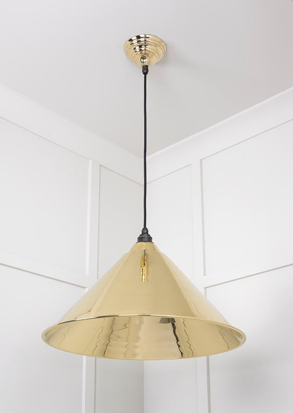 Novena Newbridge Smooth Brass Pendant