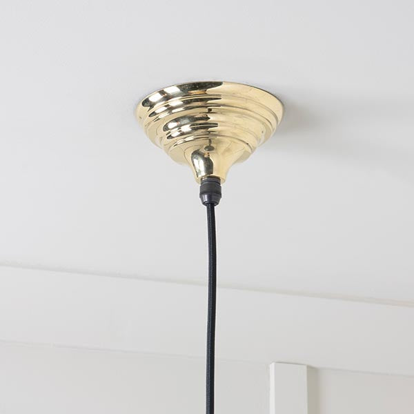 Novena Newbridge Smooth Brass Pendant
