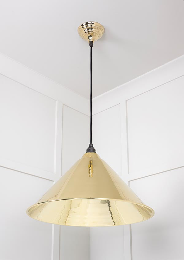 Novena Newbridge Smooth Brass Pendant