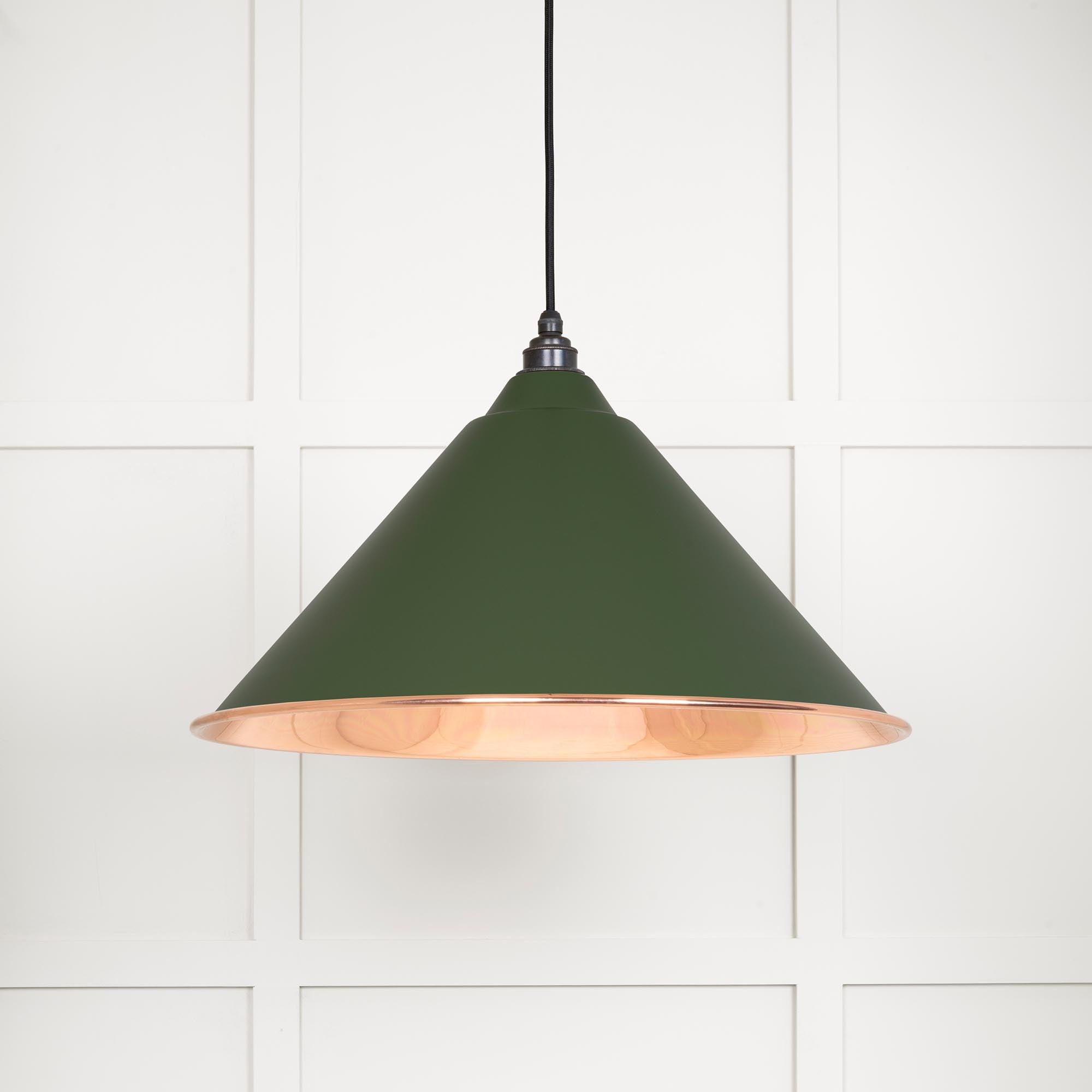 Novena Newbridge Smooth Copper Pendant Light in Heath