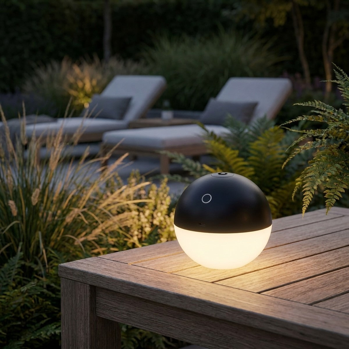 Novena Niveo Cordless Rechargeable Outdoor Table Lamp by Serge Cornelissen
