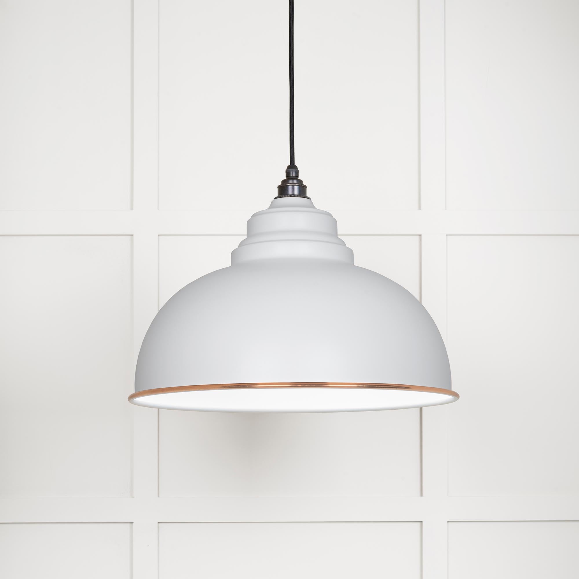 Novena Oakley Park Accent Pendant Light in Flock