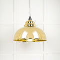 Novena Oakley Park Hammered Brass Pendant Light