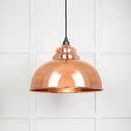 Novena Oakley Park Hammered Copper Pendant Light