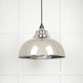 Novena Oakley Park Hammered Nickel Pendant Light