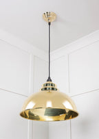 Novena Oakley Park Smooth Brass Pendant