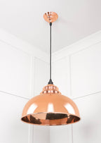Novena Oakley Park Smooth Copper Pendant