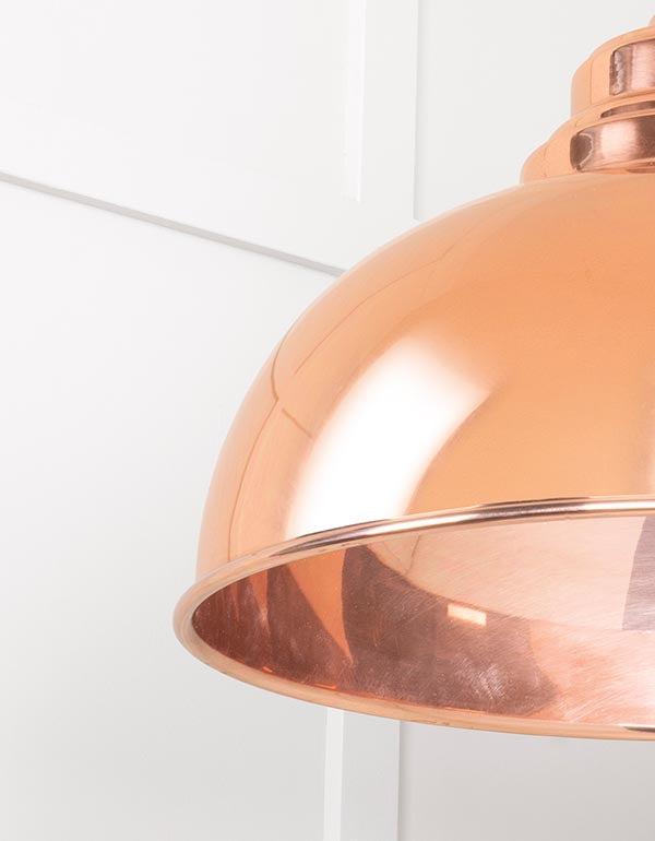 Novena Oakley Park Smooth Copper Pendant