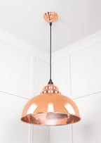 Novena Oakley Park Smooth Copper Pendant