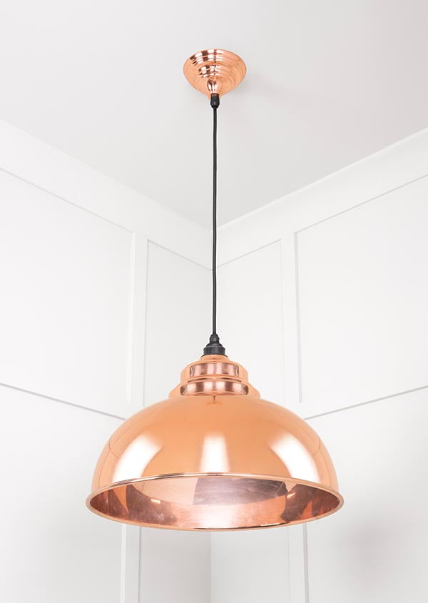 Novena Oakley Park Smooth Copper Pendant