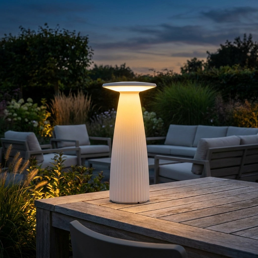 Novena Petalo Maxi Cordless Rechargeable Table Lamp, White