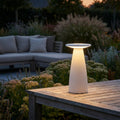 Novena Petalo Mini Cordless Rechargeable Table Lamp, White