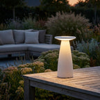 Novena Petalo Mini Cordless Rechargeable Table Lamp, White