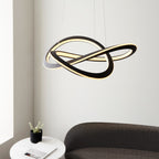 Novena Sabroso 1 Light Pendant Light Textured Black White Silicone