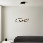 Novena Sabroso 1 Light Pendant Light Textured Black White Silicone