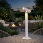 Novena Slancio Desk Cordless Rechargeable Task Lamp, White