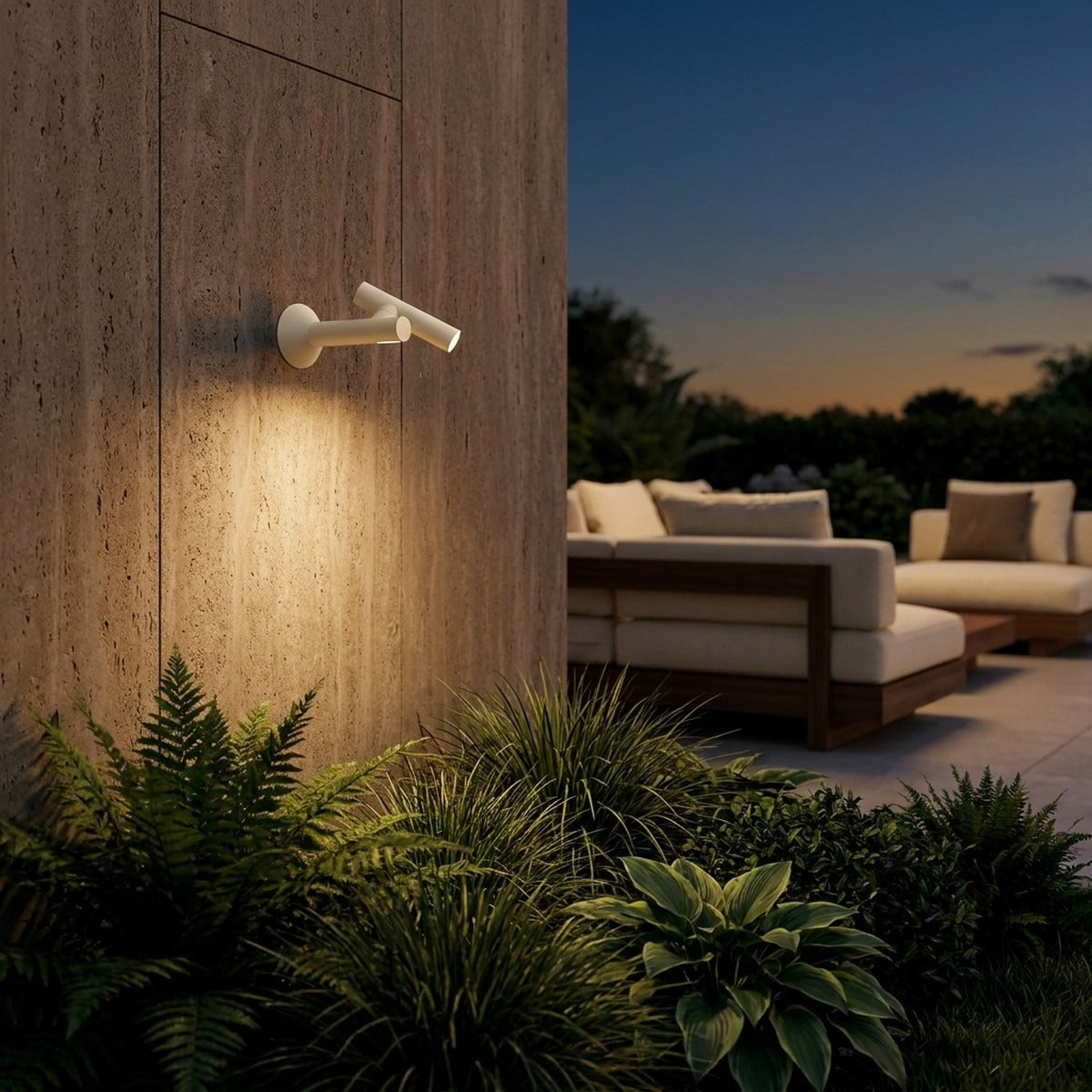 Novena Slancio Wall Cordless Rechargeable Reading Light, Sand