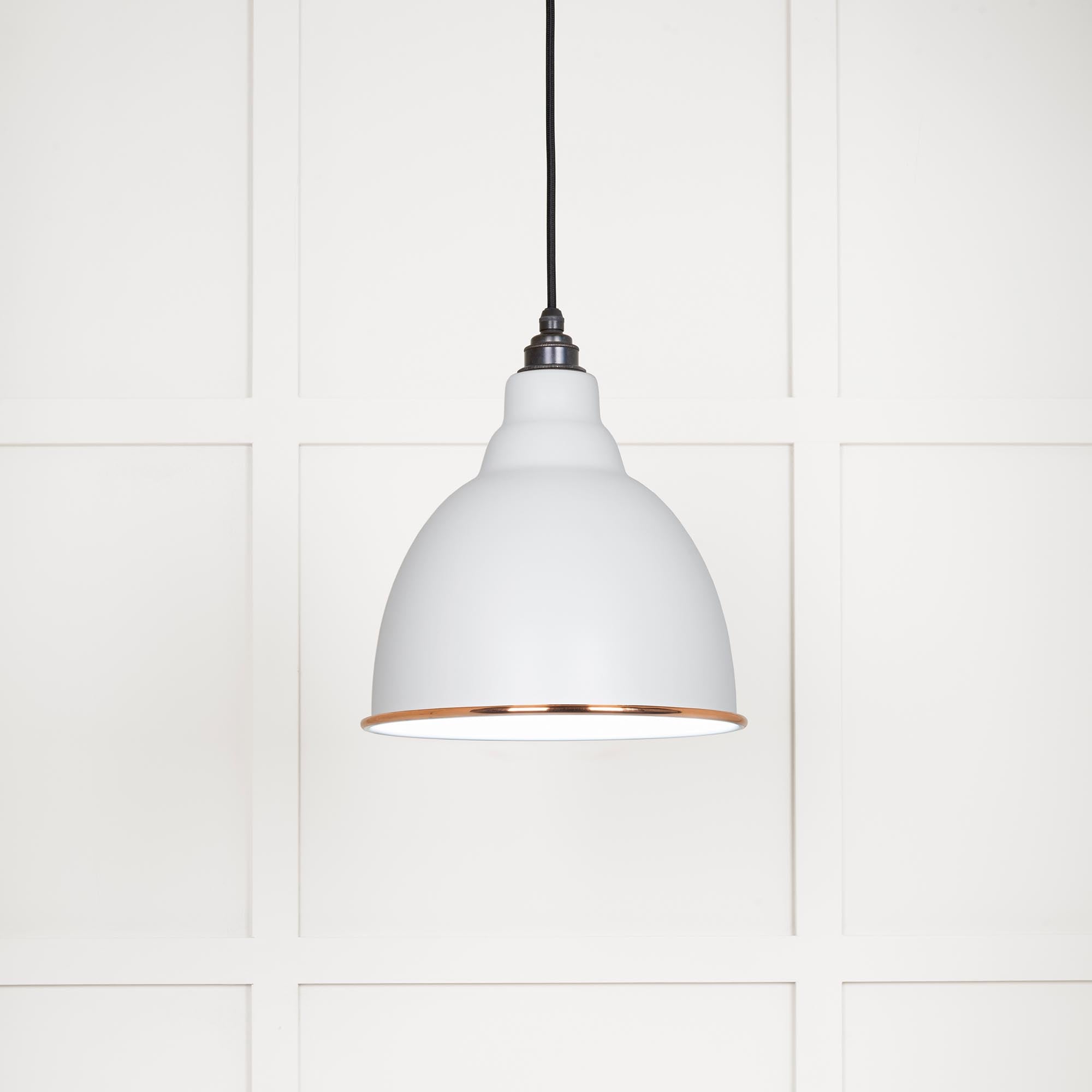 Novena Talgarth Accent Pendant Light in Flock