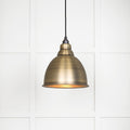 Novena Talgarth Aged Brass Pendant Light