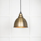 Novena Talgarth Aged Brass Pendant Light