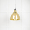 Novena Talgarth Hammered Brass Pendant Light