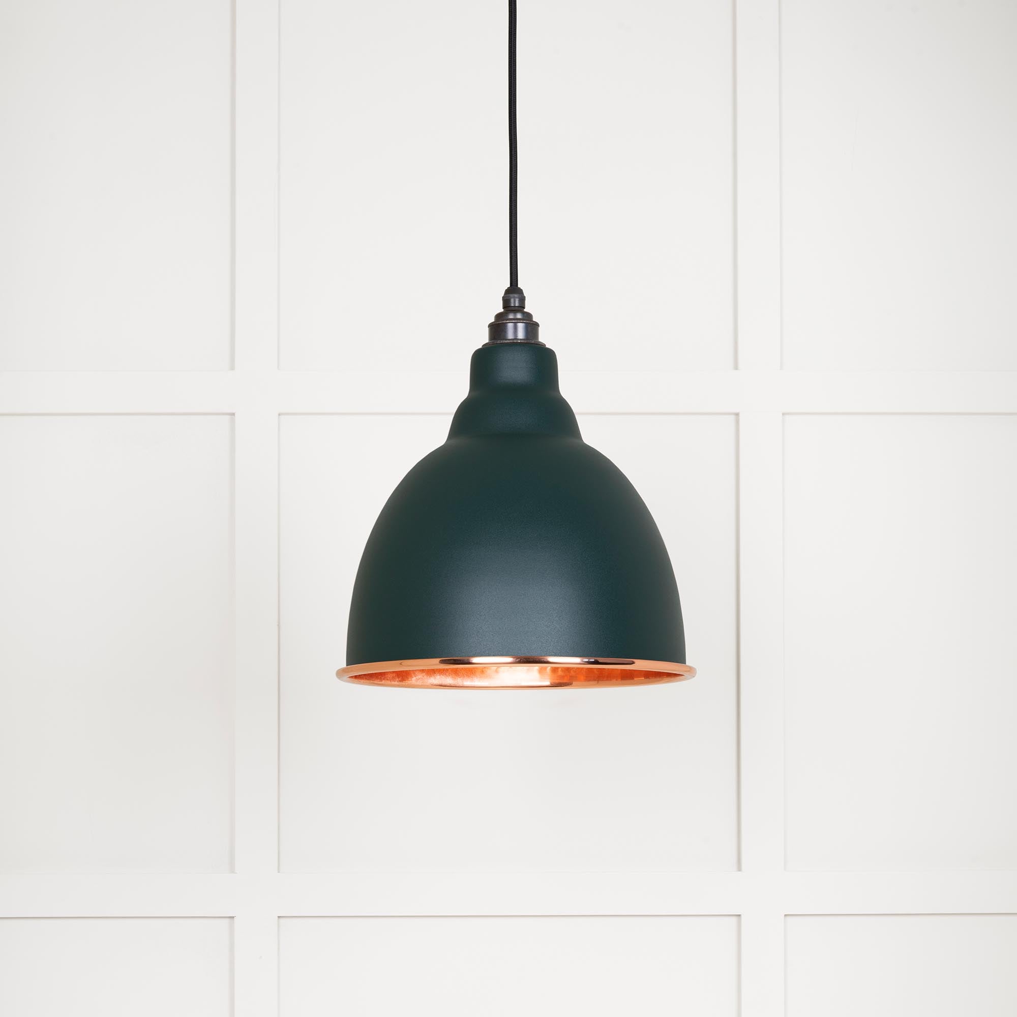 Novena Talgarth Hammered Copper Pendant Light in Dingle