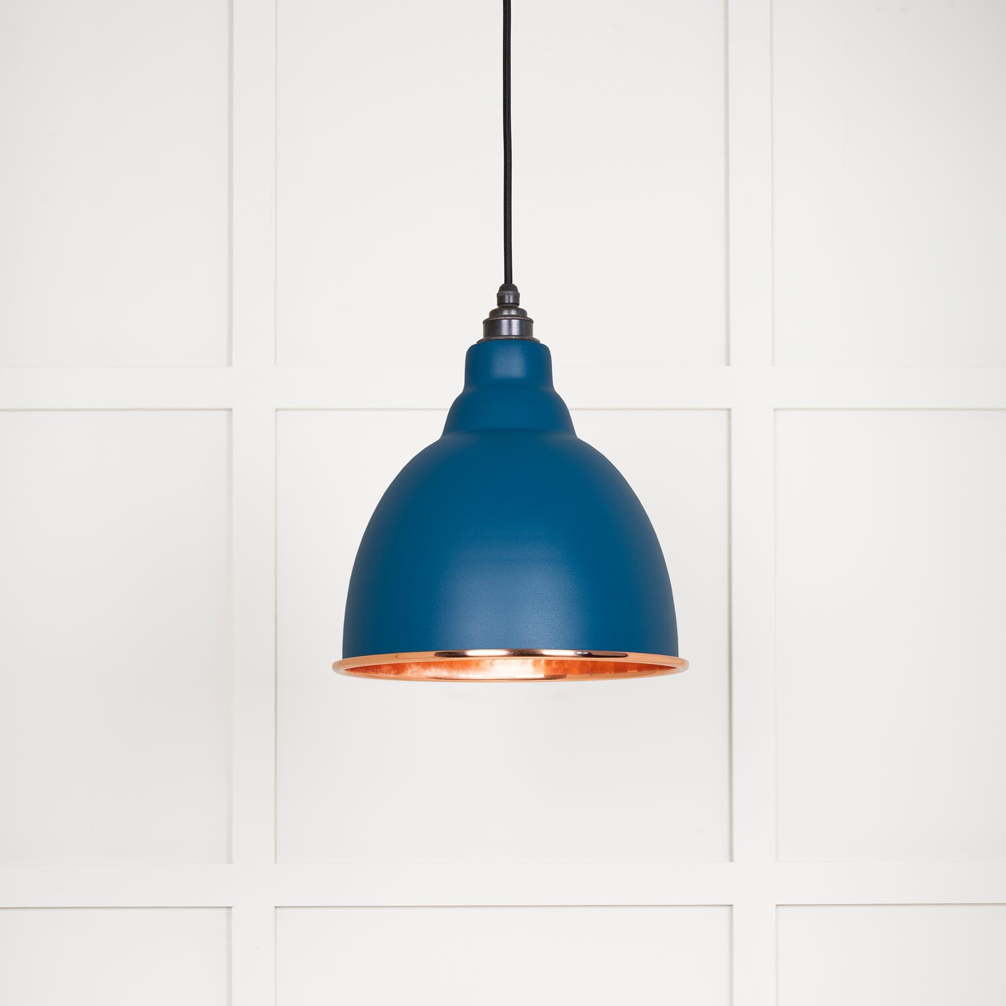 Novena Talgarth Hammered Copper Pendant Light in Upstream