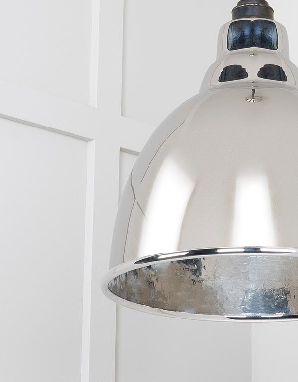 Novena Talgarth Hammered Nickel Pendant
