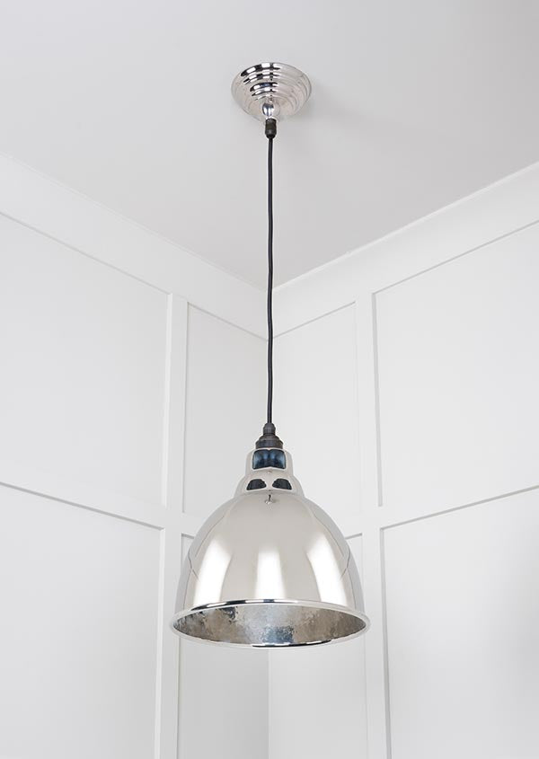 Novena Talgarth Hammered Nickel Pendant