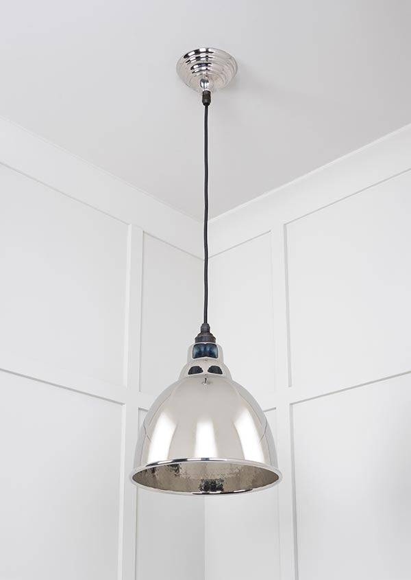 Novena Talgarth Hammered Nickel Pendant