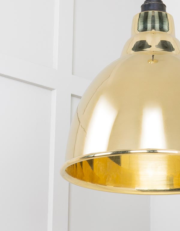 Novena Talgarth Smooth Brass Pendant
