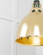 Novena Talgarth Smooth Brass Pendant